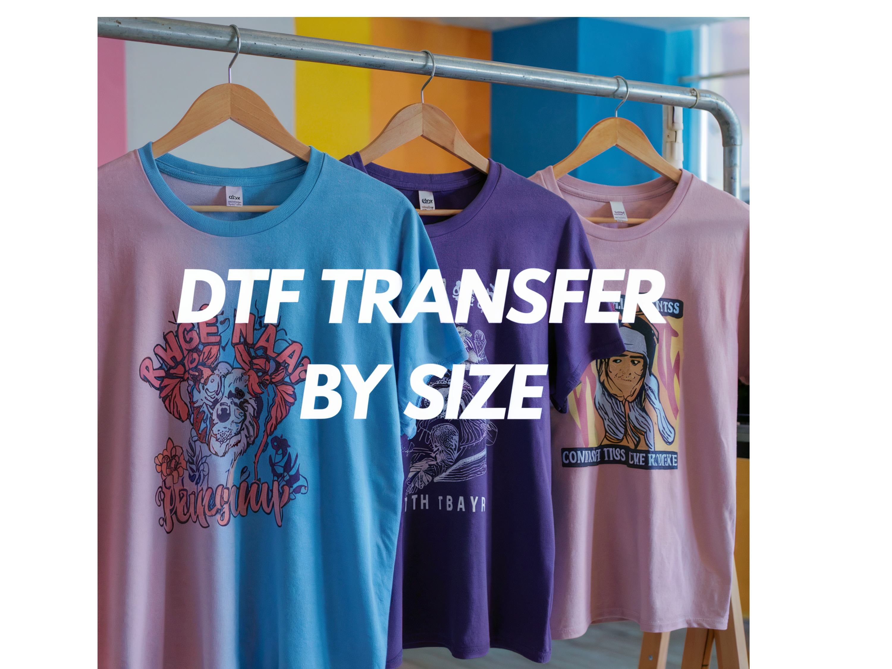 DTF Transfer By size