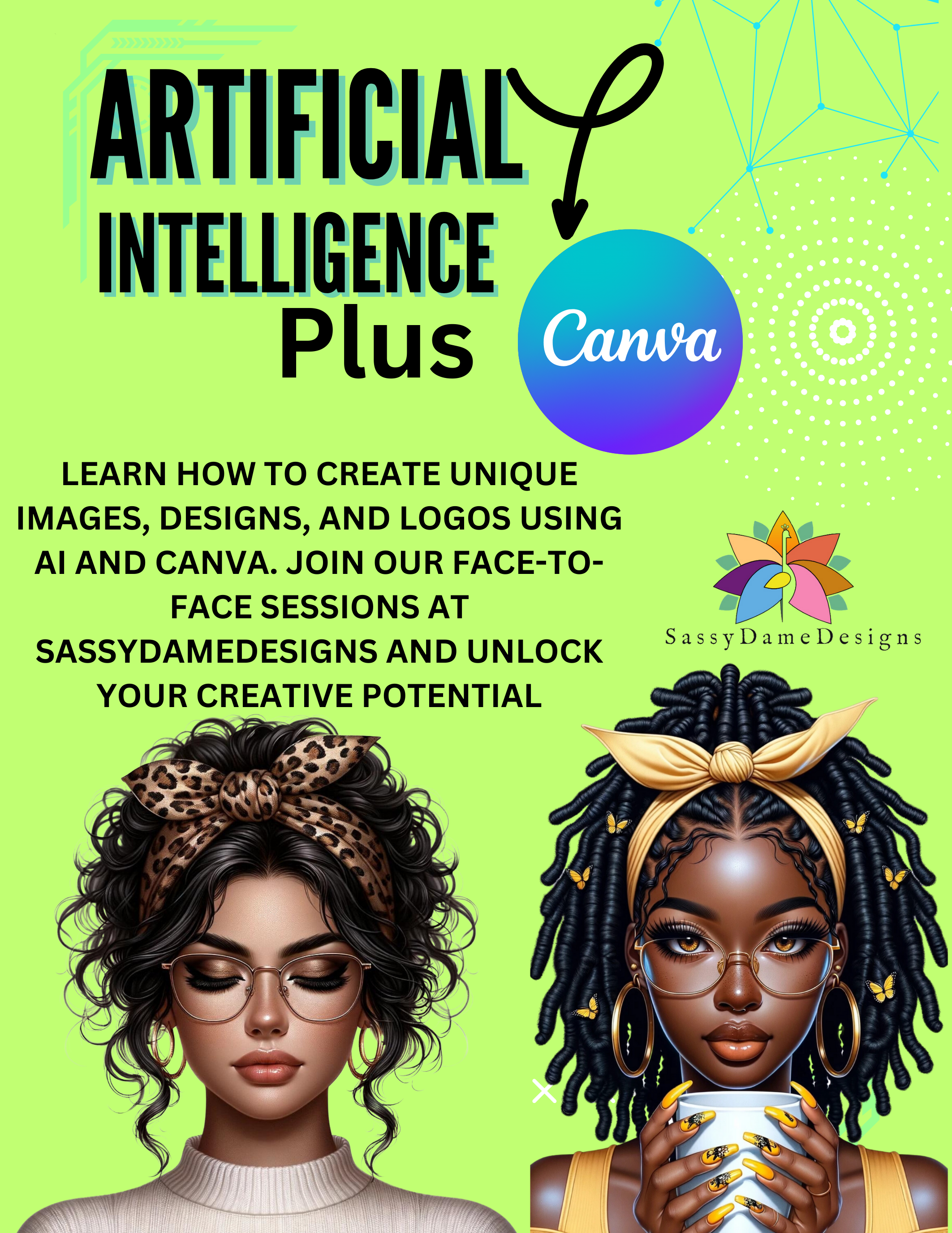 Intelligence Artificial Plus Canva Class