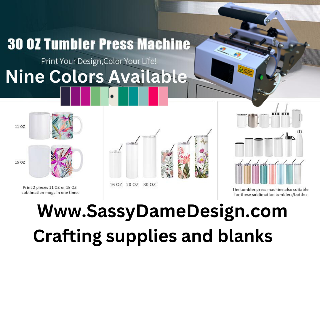Wholesale Sublimation Tumblers 12/15/20/30oz - SassyDame Designs