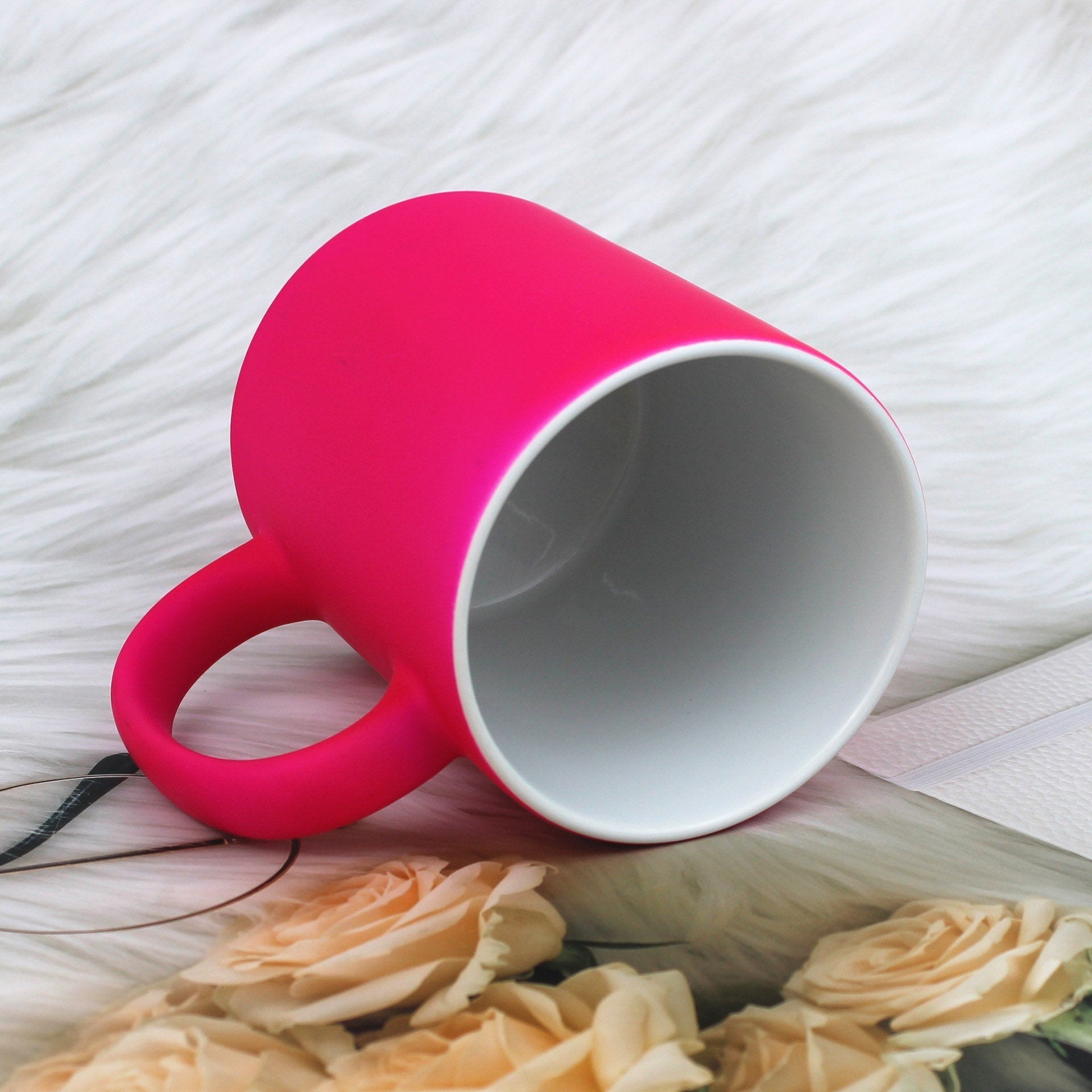 Sublimation Matte Fluorescent Mugs//Colored Sublimation Blank Mugs/Customized Blank Mug - SassyDame Designs,LLC