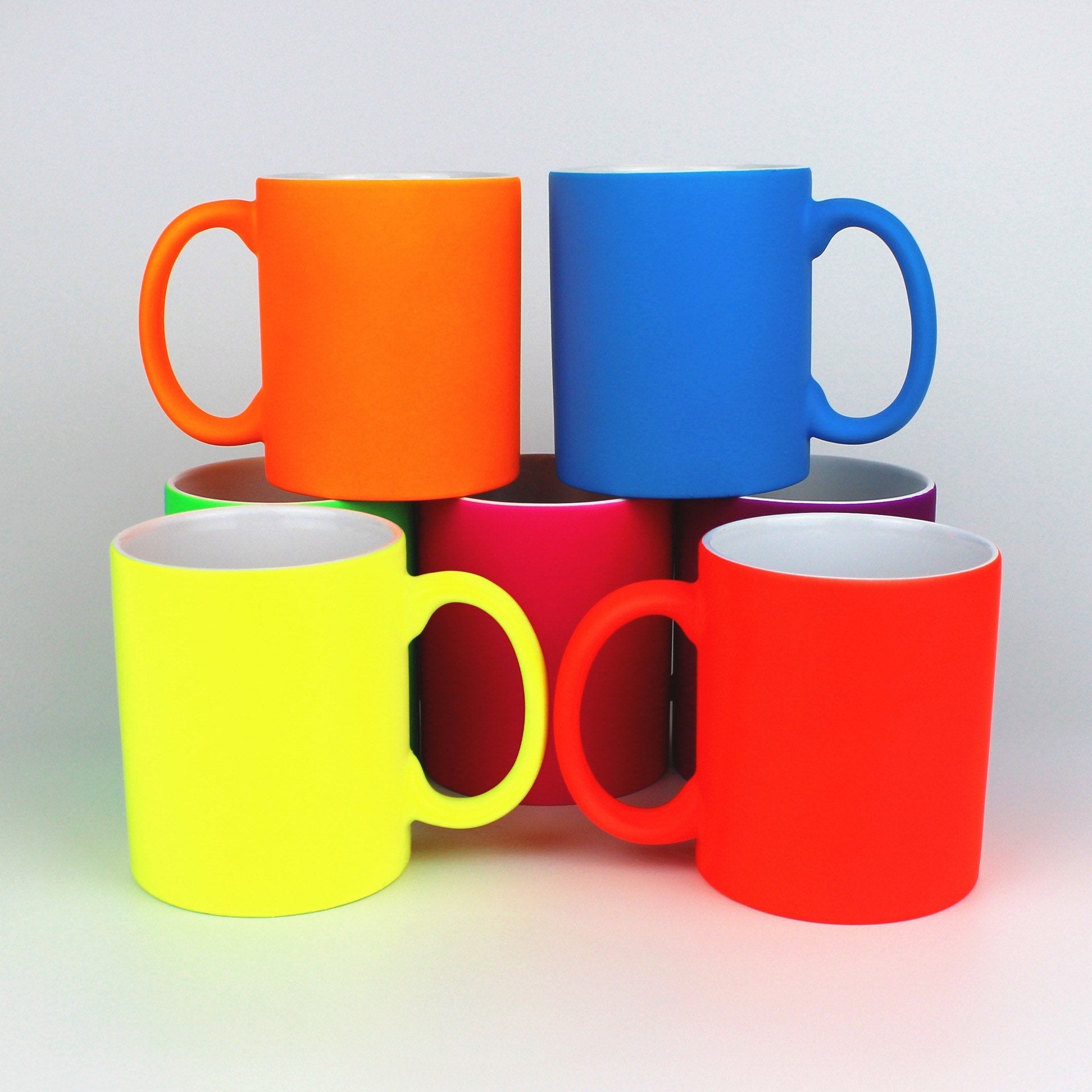 Sublimation Matte Fluorescent Mugs//Colored Sublimation Blank Mugs/Customized Blank Mug - SassyDame Designs,LLC