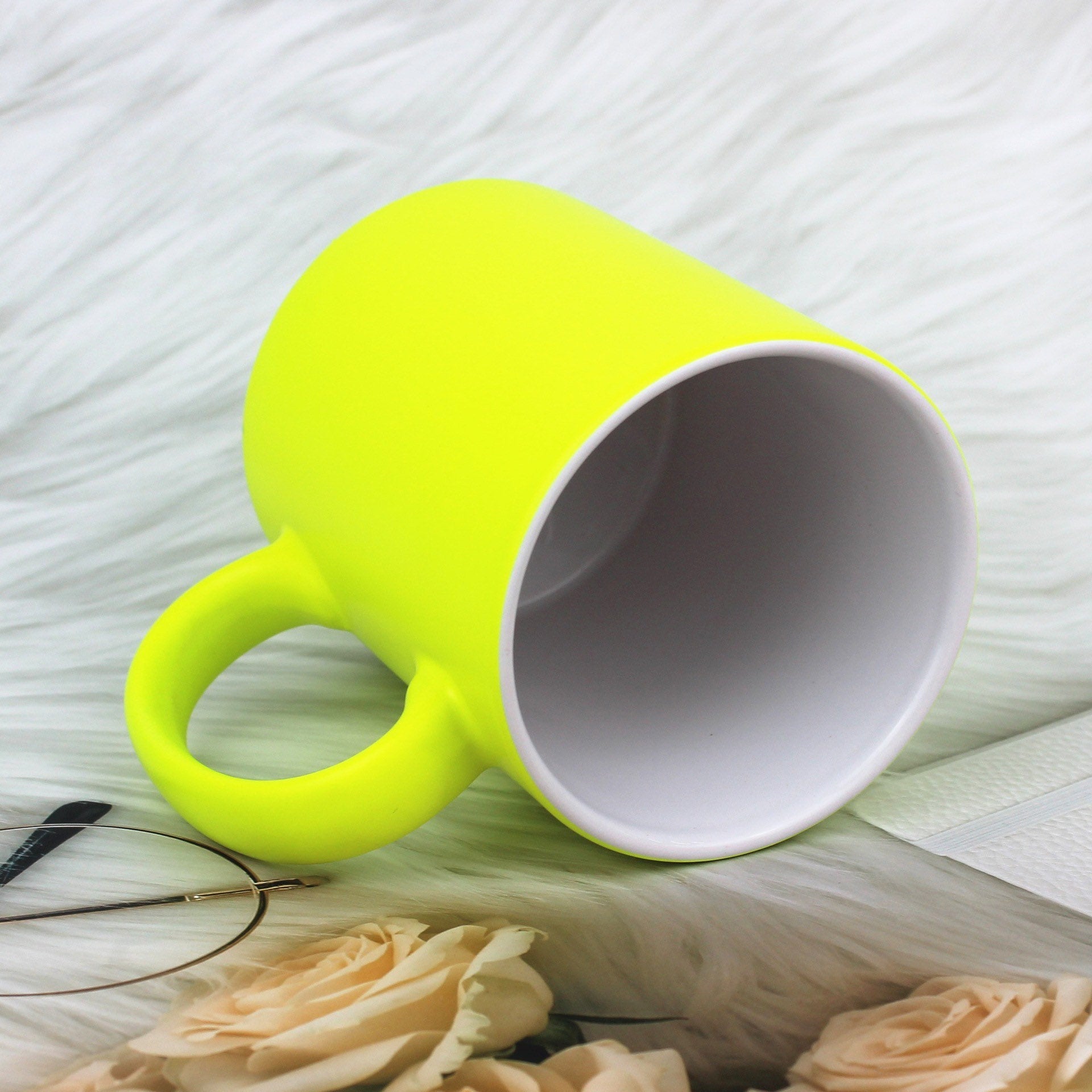 Sublimation Matte Fluorescent Mugs//Colored Sublimation Blank Mugs/Customized Blank Mug - SassyDame Designs,LLC