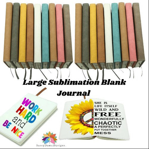 Sublimation Journal - A5 Size – Blanks By WoodsonWonderland